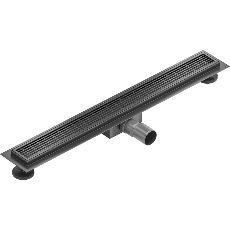 Mexen Flat M33 Linienablauf 50 cm, gun gray gebürstet - 1E33050-15