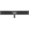 Mexen Flat M33 Linearablauf 70 cm, gebürstet, gun gray - 1E33070-15