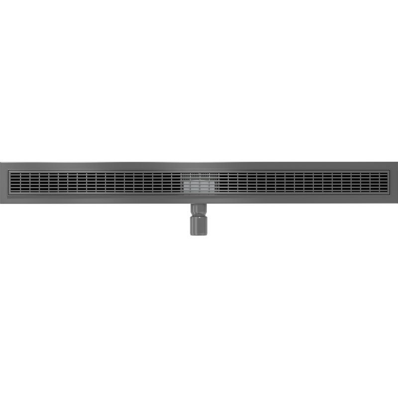 Mexen Flat M33 Linienablauf 100 cm, gebürstetes Waffengrau - 1E33100-15