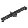 Mexen Flat 360° M33 Drehbarer Linienabfluss 50 cm, gebürstetes Gun Gray - 1E33050-40