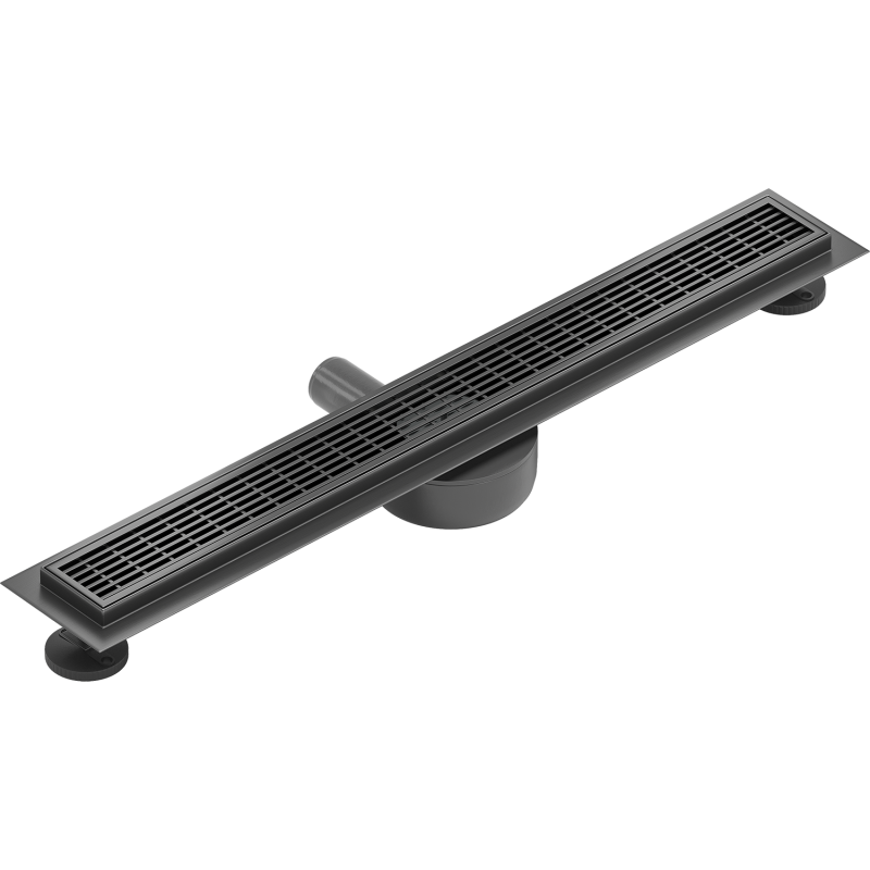 Mexen Flat 360° M33 Drehbarer Linienabfluss 60 cm, gebürstetes Gun Gray - 1E33060-40