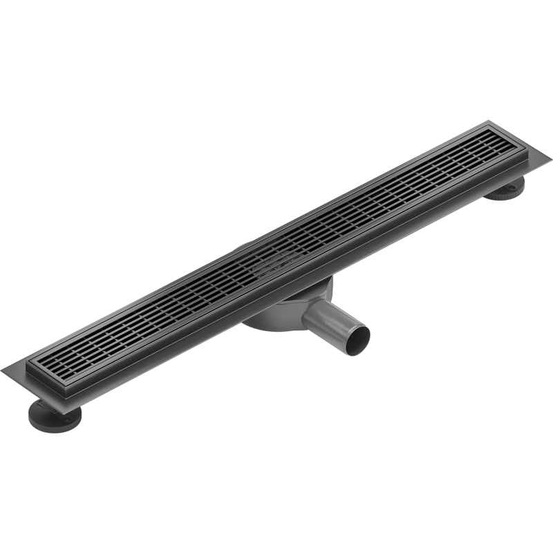 Mexen Flat 360° M33 Drehbarer Linienabfluss 60 cm, gebürstetes Gun Gray - 1E33060-40