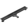 Mexen Flat 360° M33 Drehbarer Linienabfluss 60 cm, gebürstetes Gun Gray - 1E33060-40