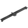 Mexen Flat 360° M33 Drehbarer Linienablauf 80 cm, gebürstetes Gun Gray - 1E33080-40