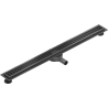 Mexen Flat 360° M33 Drehbarer Linienablauf 80 cm, gebürstetes Gun Gray - 1E33080-40