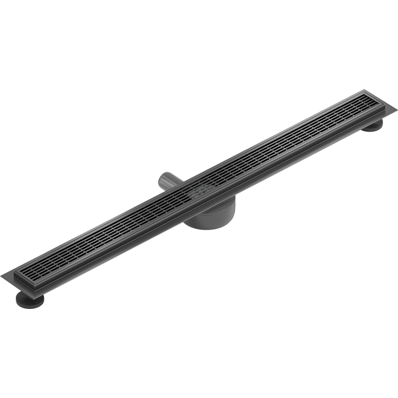Mexen Flat 360° M33 Rotations-Bodenablauf 90 cm, gebürstetes Gun Gray - 1E33090-40