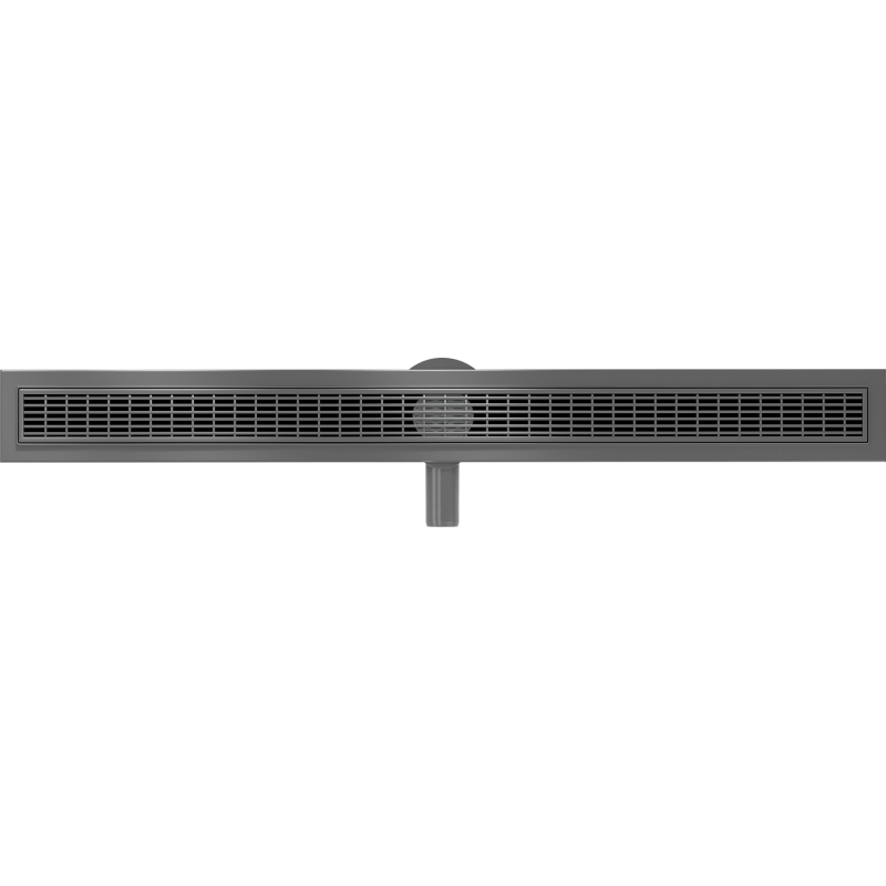 Mexen Flat 360° M33 Rotations-Bodenablauf 90 cm, gebürstetes Gun Gray - 1E33090-40