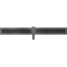 Mexen Flat 360° M33 Drehbarer Linienabfluss 100 cm, gun grau gebürstet - 1E33100-40