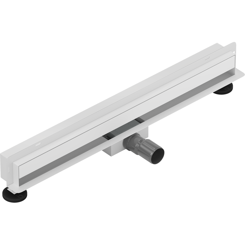 Mexen Flat Wall Wand-Linienablauf 2-in-1 60 cm, weiß - 1230060
