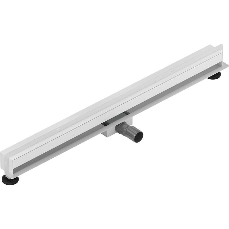 Mexen Flat Wall lineare Wandabfluss 2-in-1 80 cm, weiß - 1230080