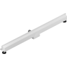 Mexen Flat Wall wandseitiger Linienablauf 2 in 1 110 cm, weiß - 1230110