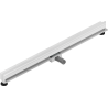 Mexen Flat Wall wandseitiger Linienablauf 2 in 1 110 cm, weiß - 1230110