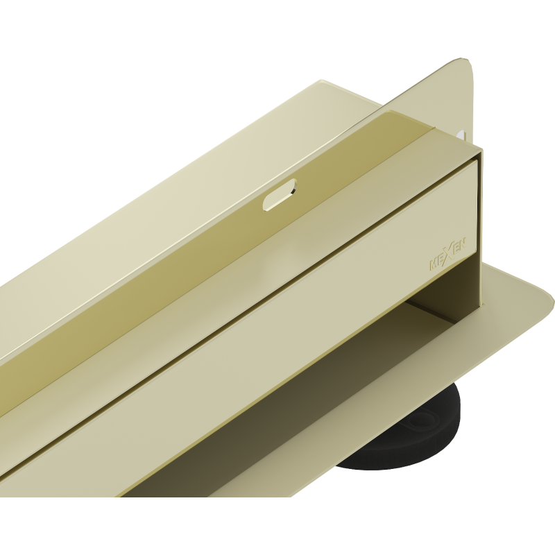 Mexen Flat Wall linearer Wandabfluss 2-in-1 50 cm, gold - 1530050