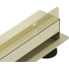 Mexen Flat Wall linearer Wandabfluss 2-in-1 50 cm, gold - 1530050