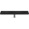 Mexen Flat Wall Wandablauf 2-in-1 50 cm, Schwarz - 1730050