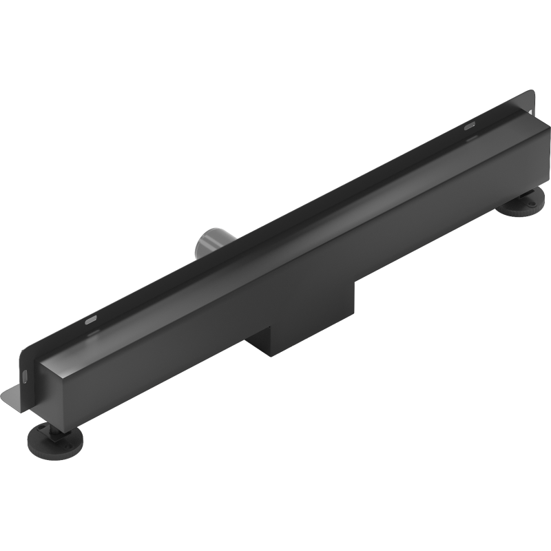Mexen Flat Wall Wandablauf 2-in-1 50 cm, Schwarz - 1730050