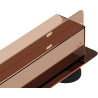 Mexen Flat Wall Wandlinienentwässerung 2-in-1 100 cm, Roségold - 1630100