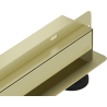 Mexen Flat Wall wandbündiger Linienablauf 2-in-1 50 cm, gebürstetes Gold - 1A30050