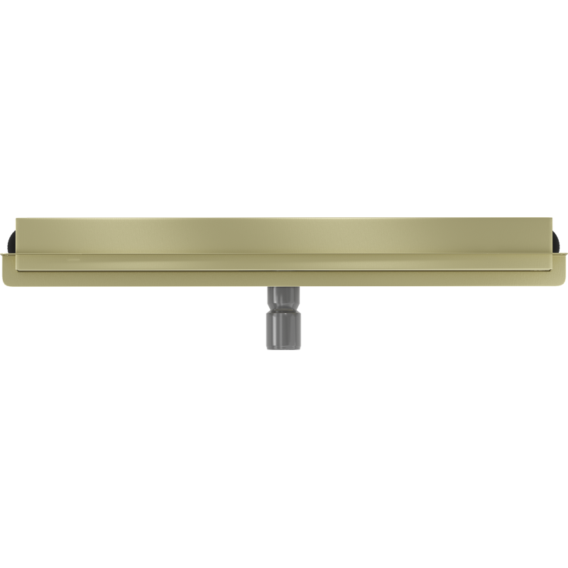 Mexen Flat Wall Wandlinie Abfluss 2-in-1 60 cm, gebürstet Gold - 1A30060