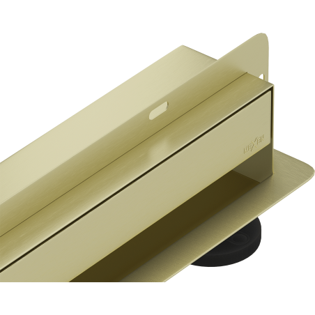 Mexen Flat Wall Wandlinienablauf 2-in-1 70 cm, gebürstet Gold - 1A30070