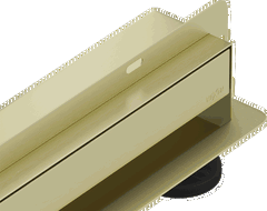 Mexen Flat Wall Wandlinienentwässerung 2-in-1 80 cm, gebürstet Gold - 1A30080