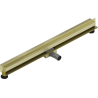 Mexen Flat Wall Wandlinienentwässerung 2-in-1 80 cm, gebürstet Gold - 1A30080