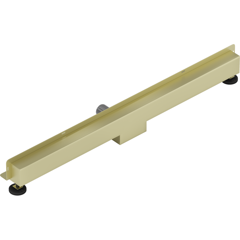 Mexen Flat Wall Wandlinienentwässerung 2-in-1 80 cm, gebürstet Gold - 1A30080