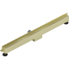 Mexen Flat Wall Wandlinienablauf 2-in-1 100 cm, gebürstetes Gold - 1A30100