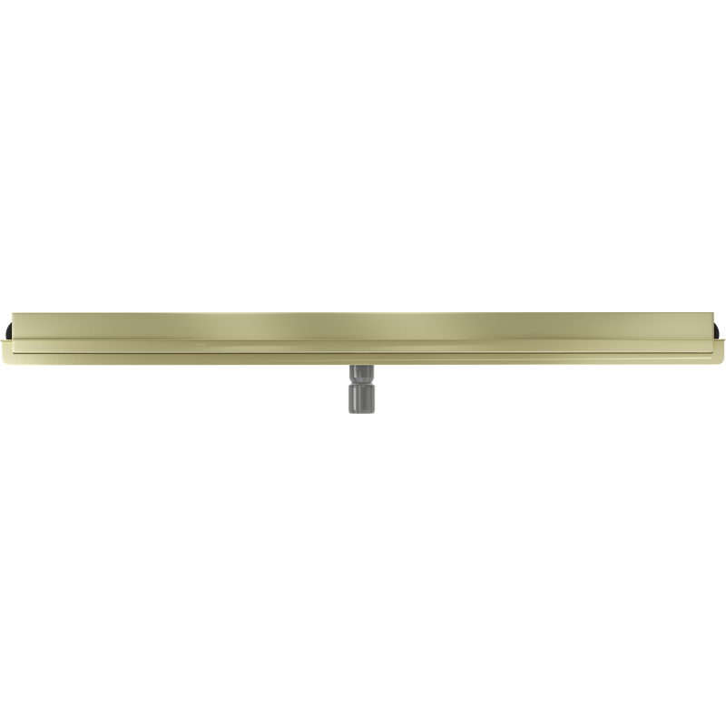 Mexen Flat Wall lineare Wandablauf 2-in-1 110 cm, gebürstetes Gold - 1A30110
