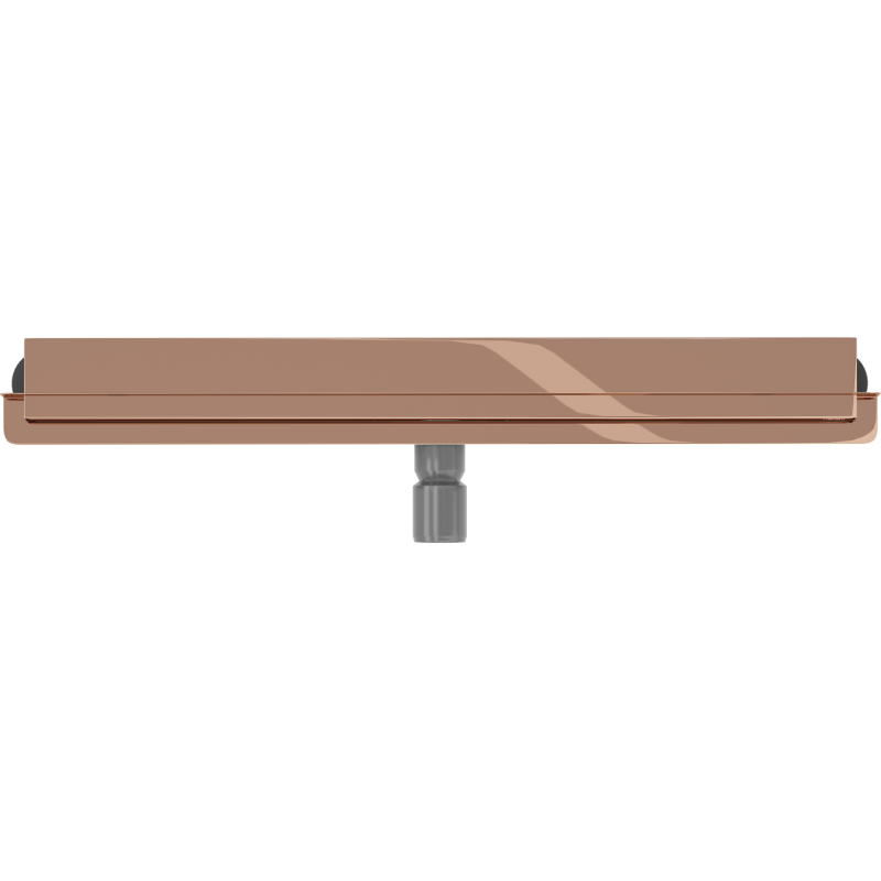 Mexen Flat Wall wandbündige Linienentwässerung 2-in-1 60 cm, Roségold - 1630060