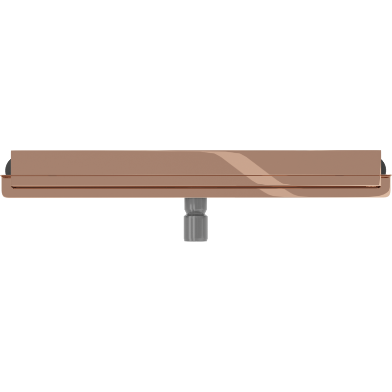 Mexen Flat Wall Wandlinearablauf 2-in-1 70 cm, Roségold - 1630070