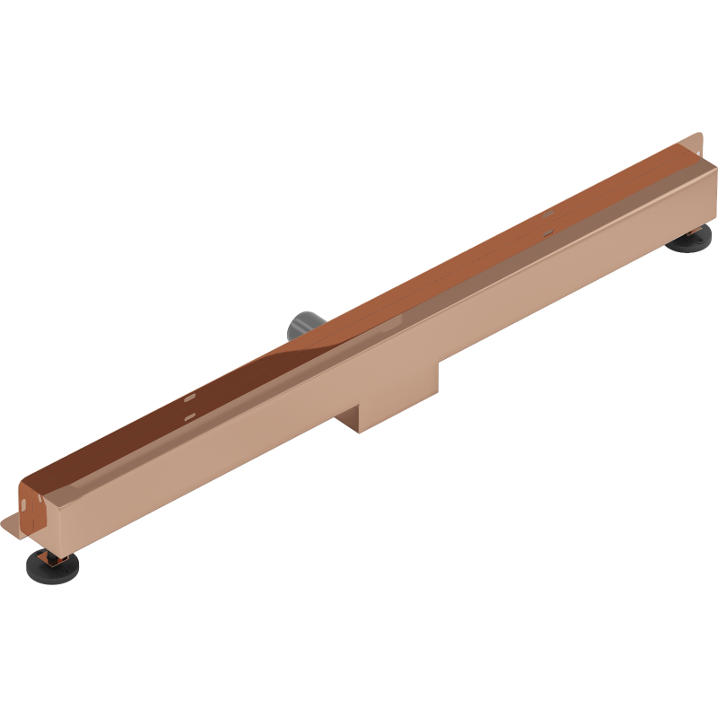 Mexen Flat Wall wandlinearablauf 2-in-1 90 cm, roségold - 1630090