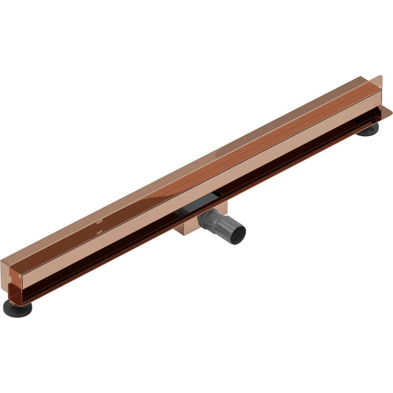 Mexen Flat Wall wandlinearablauf 2-in-1 90 cm, roségold - 1630090