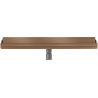 Mexen Flat Wall Wandlinienablauf 2-in-1 50 cm, gebürstetes Kupfer - 1C30050