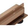 Mexen Flat Wall Wandlinienabfluss 2-in-1 100 cm, gebürstetes Kupfer - 1C30100