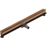 Mexen Flat Wall Wandlinienabfluss 2-in-1 100 cm, gebürstetes Kupfer - 1C30100