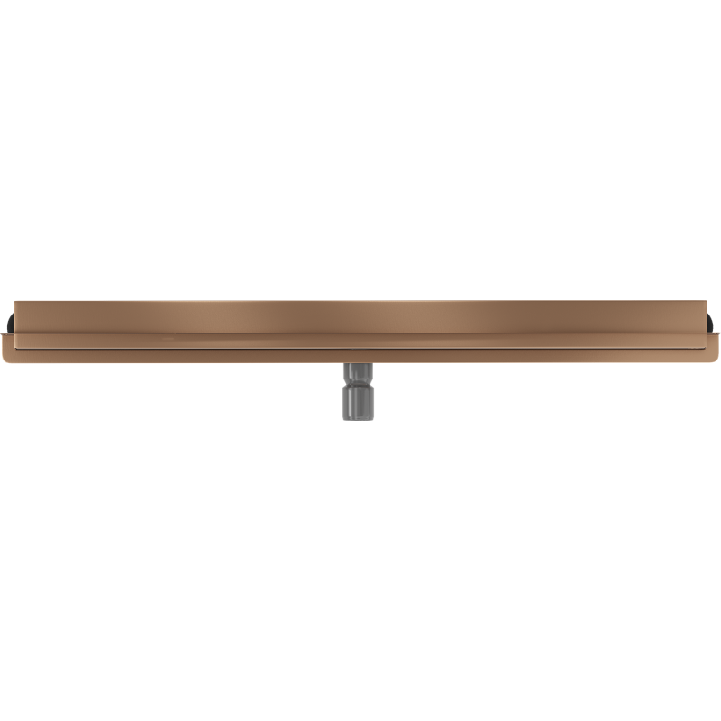 Mexen Flat Wall Wandlinienabfluss 2-in-1 100 cm, gebürstetes Kupfer - 1C30100