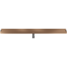 Mexen Flat Wall Linienwandablauf 2-in-1 120 cm, gebürstetes Kupfer - 1C30120