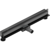 Mexen Flat Wall Wandlinienablauf 2-in-1 50 cm, gun grey gebürstet - 1E30050