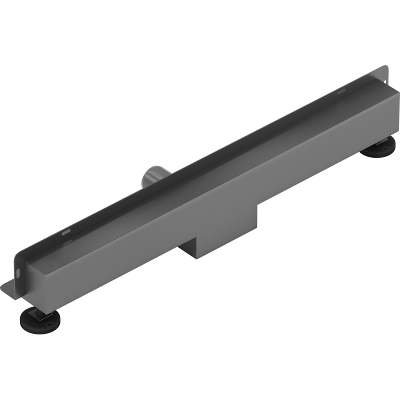Mexen Flat Wall Wandlinienablauf 2-in-1 60 cm, gebürstet Gun Grau - 1E30060