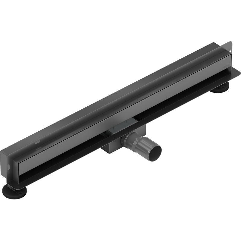 Mexen Flat Wall Wandlinienablauf 2-in-1 60 cm, gebürstet Gun Grau - 1E30060
