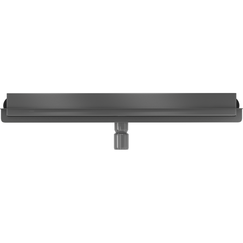 Mexen Flat Wall Wandlinienablauf 2-in-1 60 cm, gebürstet Gun Grau - 1E30060