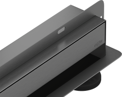 Mexen Flat Wall Wandlinienablauf 2-in-1 70 cm, gun gray gebürstet - 1E30070