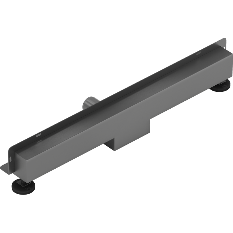 Mexen Flat Wall Wandlinienablauf 2-in-1 70 cm, gun gray gebürstet - 1E30070