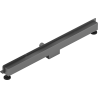 Mexen Flat Wall Wand-Linienablauf 2-in-1 80 cm, gebürstetes Gun Gray - 1E30080