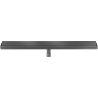 Mexen Flat Wall Wand-Linienablauf 2-in-1 80 cm, gebürstetes Gun Gray - 1E30080