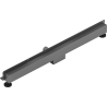 Mexen Flat Wall wandmontierter Linienablauf 2-in-1 90 cm, gebürstetes Gun Gray - 1E30090