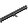 Mexen Flat Wall wandmontierter Linienablauf 2-in-1 90 cm, gebürstetes Gun Gray - 1E30090