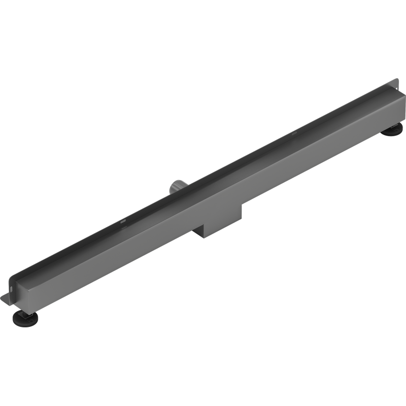 Mexen Flat Wall Wandablauf 2-in-1 120 cm, gun gray gebürstet - 1E30120