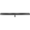 Mexen Flat Wall Wandablauf 2-in-1 120 cm, gun gray gebürstet - 1E30120